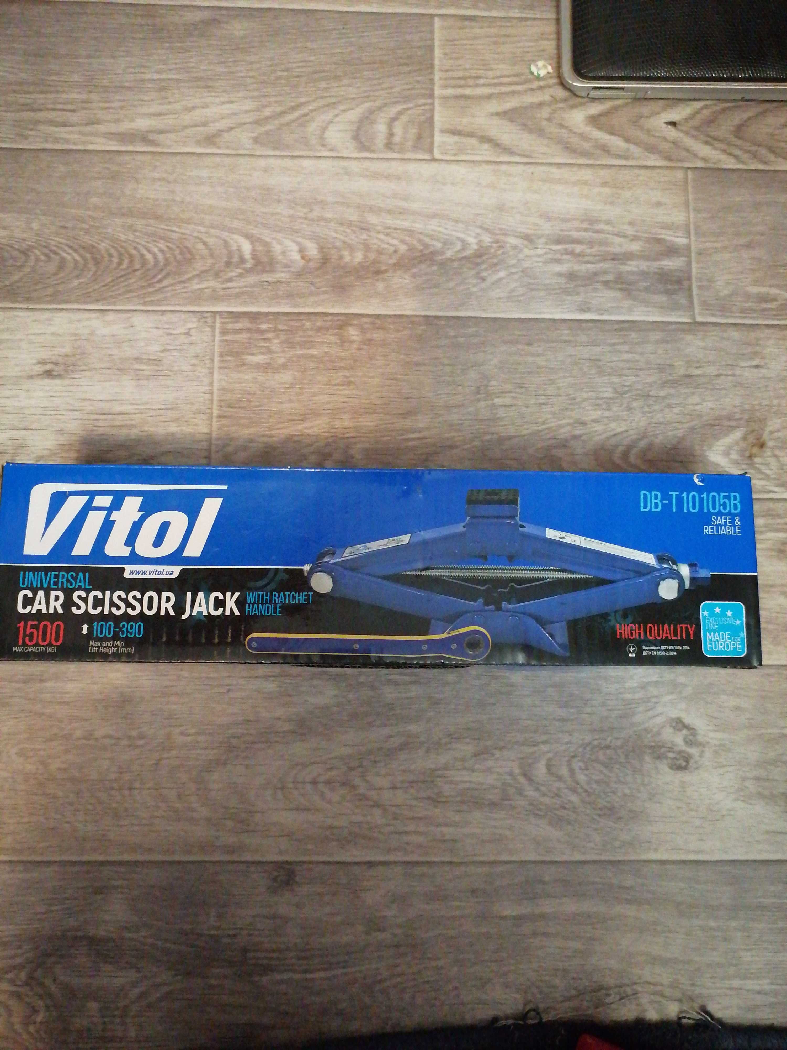 Домкрат VITOL (DB-T10105B) 1500 кг