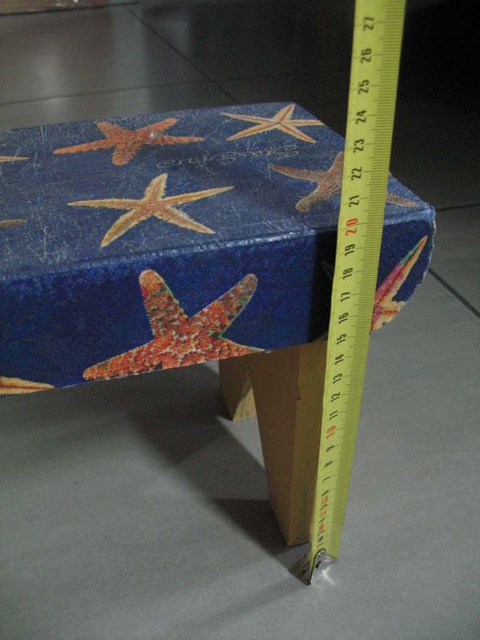 Assento de madeira multiusos