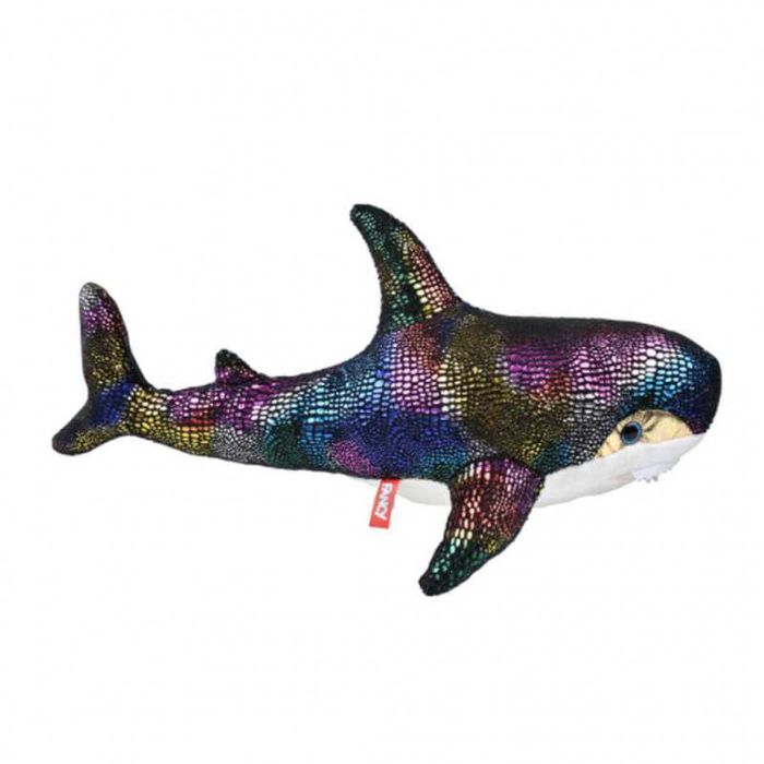 Мягкая игрушка рыба Акула блестящая, 47 см, FANCY, новая