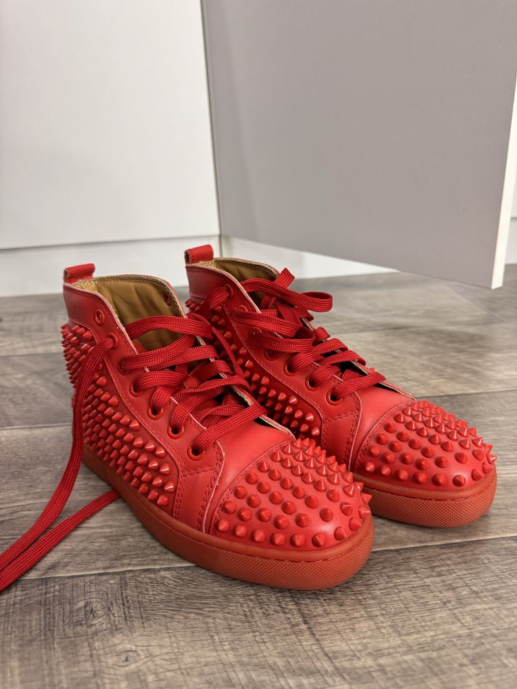 Кеды Christian Louboutin красные