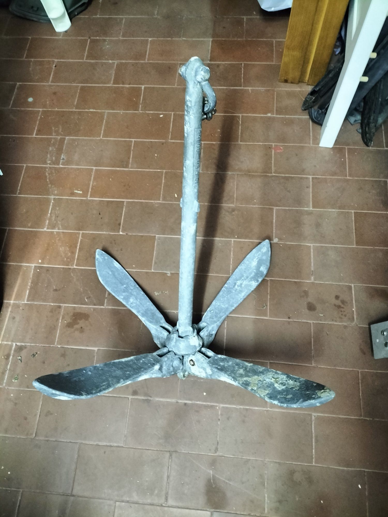 Âncora fateixa ferro fundear