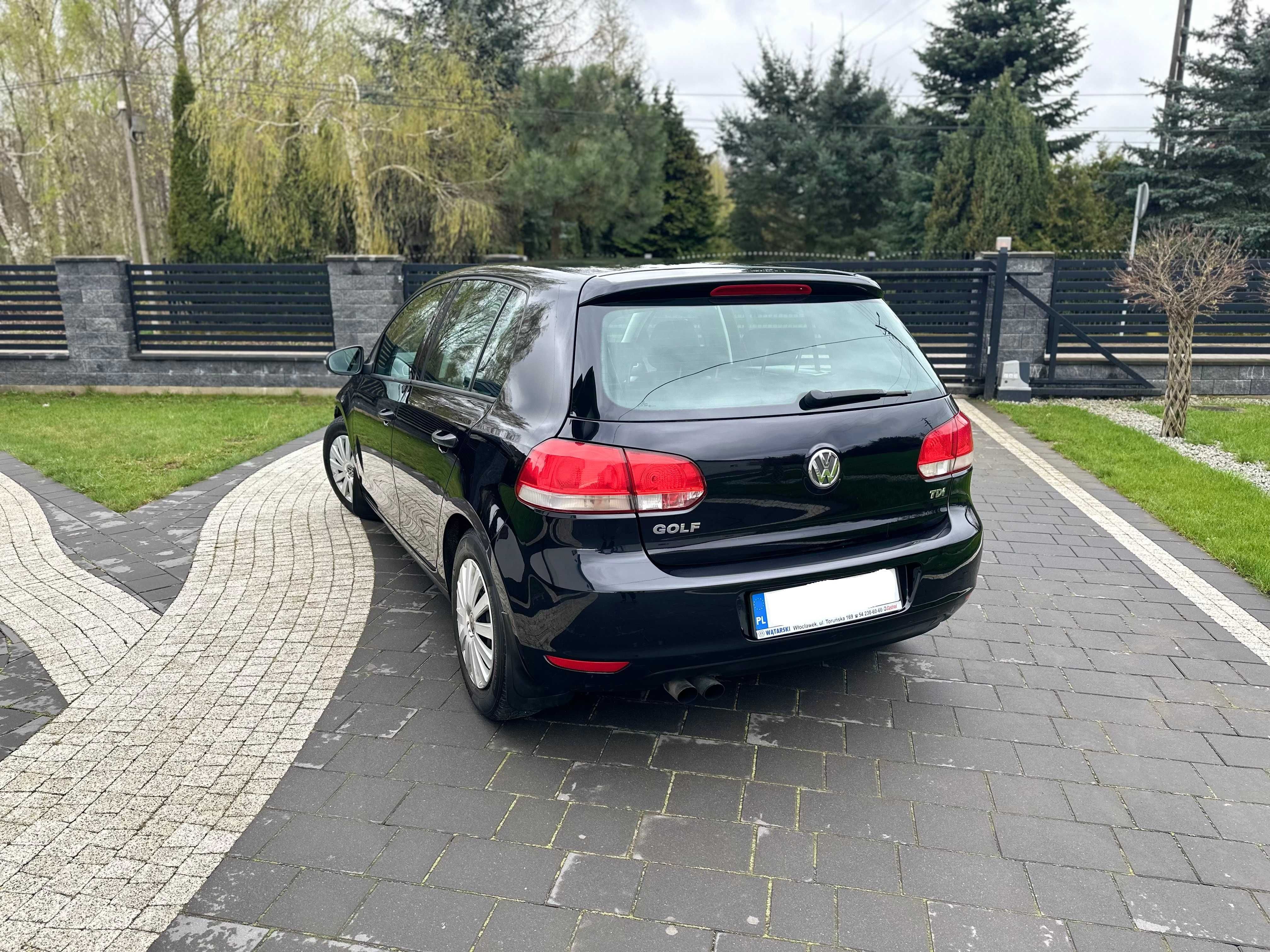 Volkswagen Golf 6 VI 2.0 TDI 140km, KLIMA, oryginalny przebieg 206tys