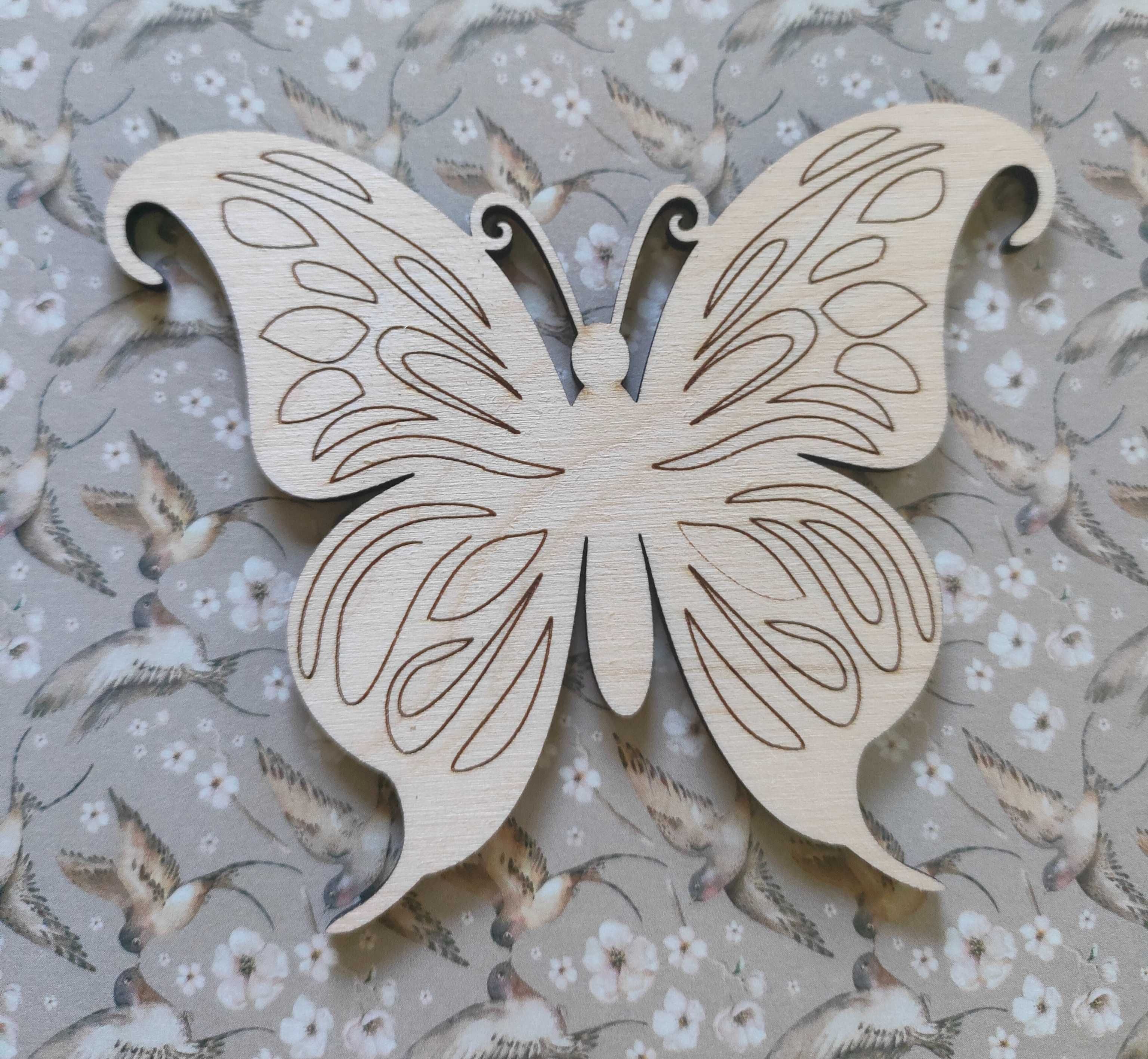 Drewniany Motyl Sklejka Scrapbooking Decoupage Kreatywna Zabawa mo8c