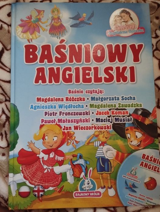 Książka dla dzieci pt. Baśniowy angielski + płyta