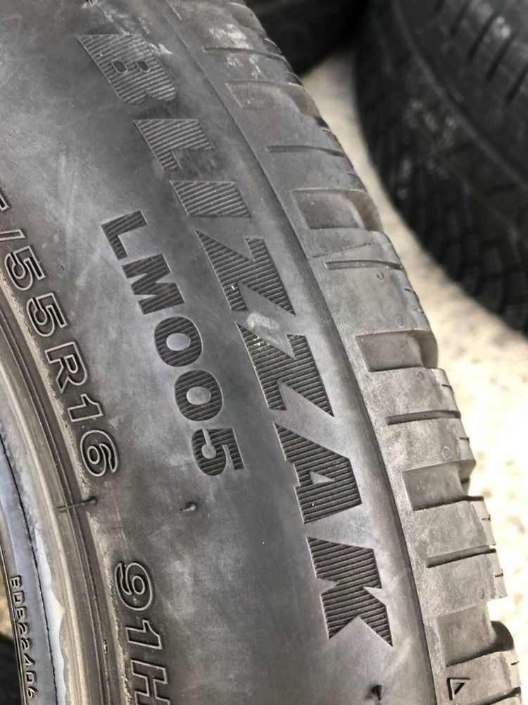 Розпаровка 205/55 r16 Bridgestone Blizzak LM005 Зима 1шт 2019р. (520)