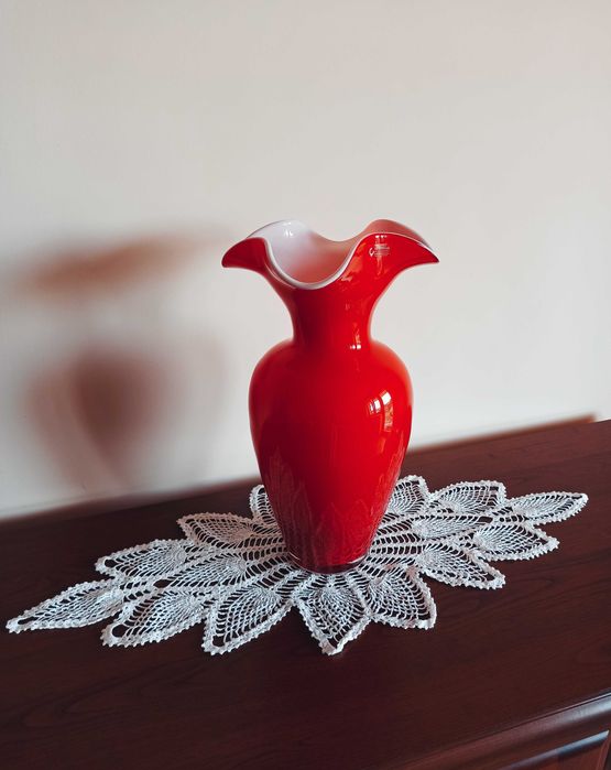 Wazon czerwony - firmy Wrześniak Glassworks