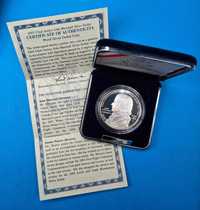 USA 1 dolar 2005, John Marshall, stan menniczy, komplet, Ag 0,900