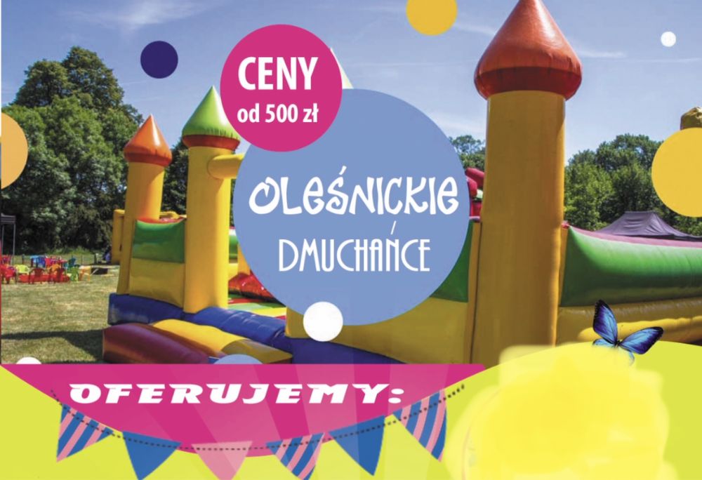 DMUCHAŃCE - dmuchaniec - zjeżdżalnie - wynajem