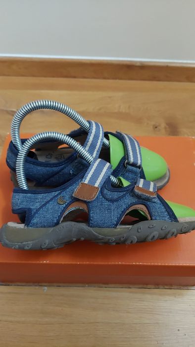 Denim blue adventure sandałki komfort r UK 12/31 + gratis klapki