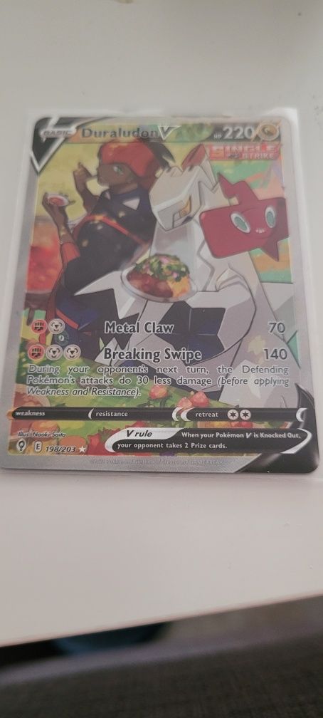 Karta pokemon Duraludon V - 198/203 - Alt Art - Evolving Skies