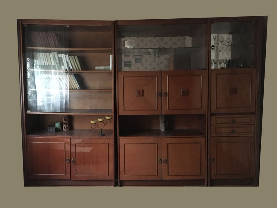 Стінка та шафа для одягу для вітальної кімнати 191х267х40см