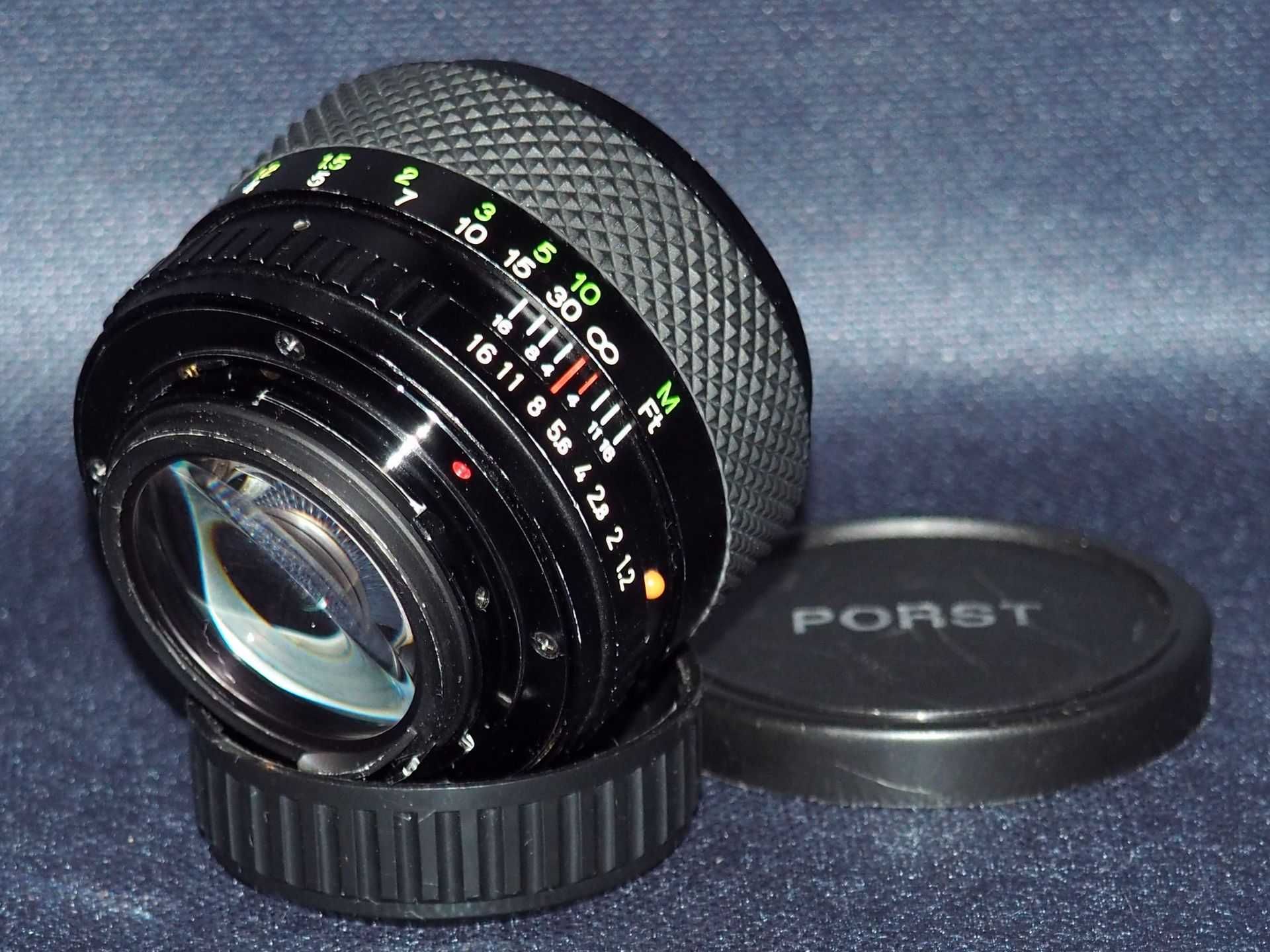 Obiektyw Porst Color Reflex Auto MC 55mm f1.2 F.