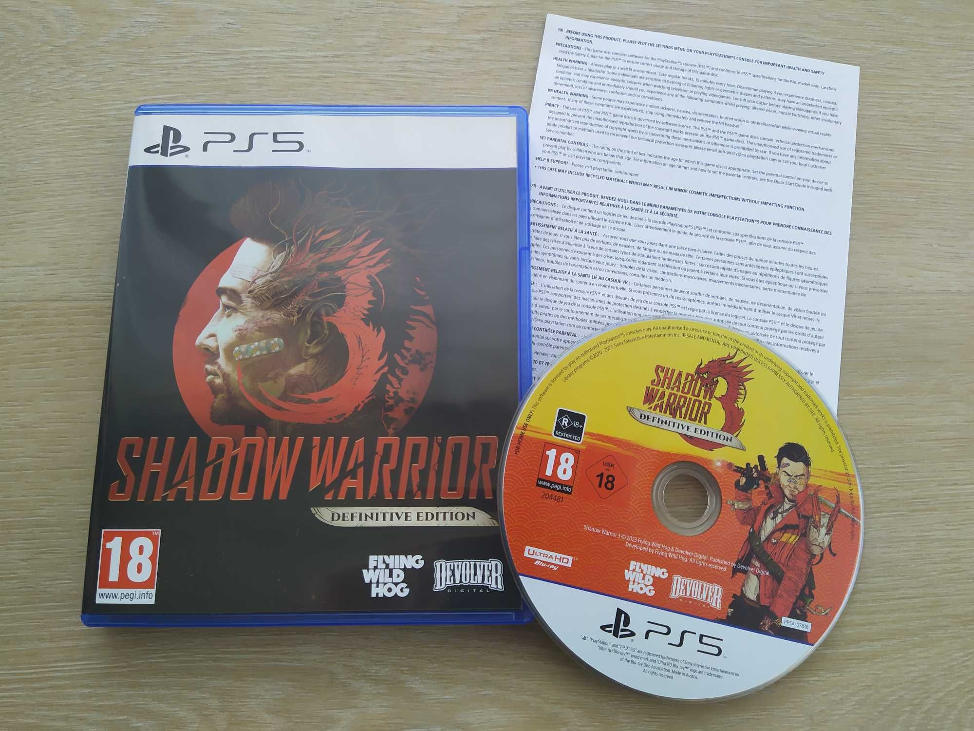 Shadow Warrior 3: Definitive Edition [PS5] (POLSKA WERSJA) - JAK NOWA