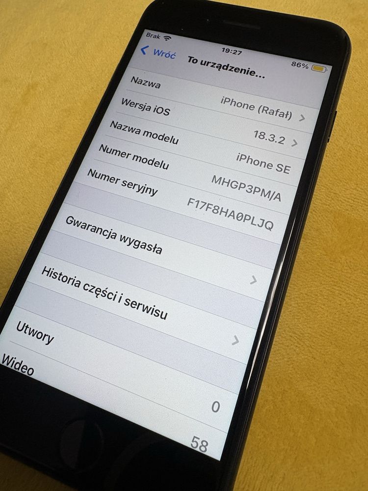 Sprzedam iphon SE