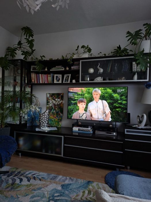 Meblościanka ciemny brąz