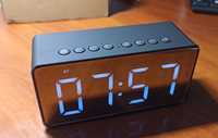 Портативные цифровые часы с Bluetooth-колонкой и будильником