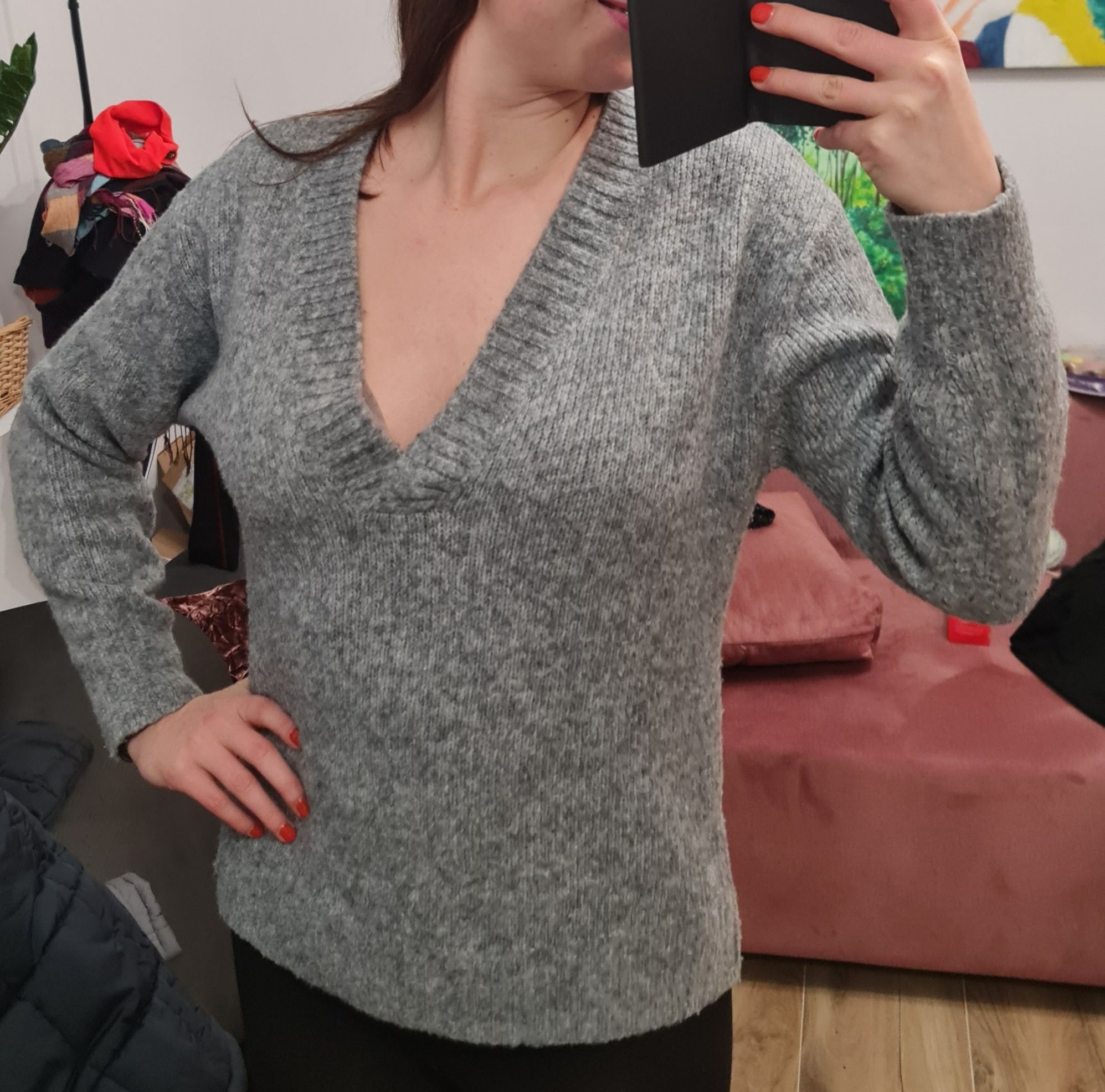 Ciepły sweter H&M r. 40/42