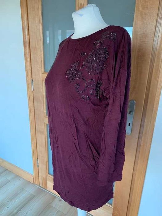 Bluzka bordowa H&M mama L