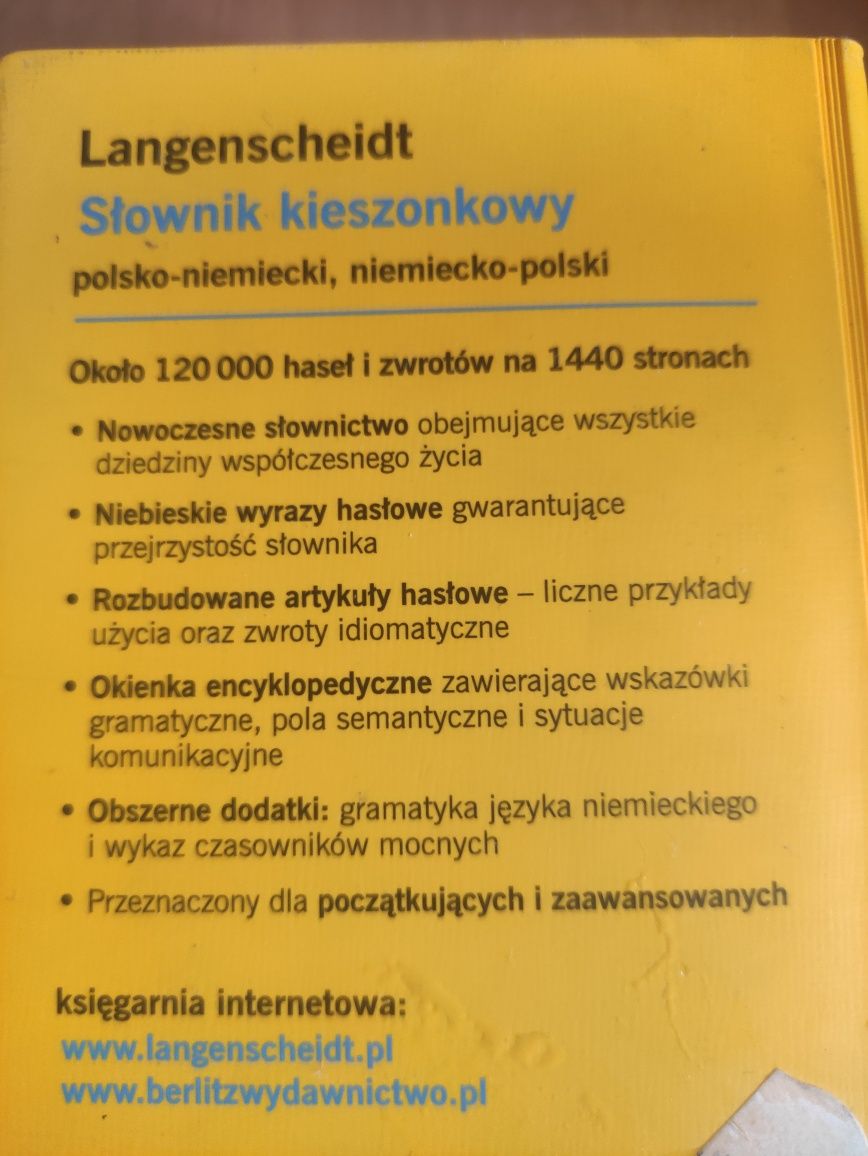 Słownik kieszonkowy polsko-niemiecki i niemiecko -polski