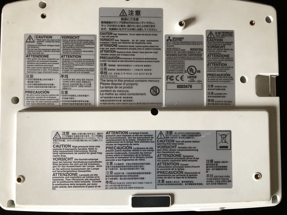 Projektor rzutnik Mitsubishi  profesional hd ready