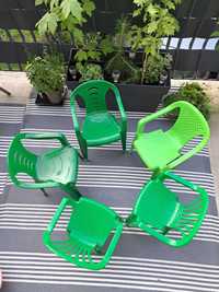 Krzesełko ogrodowe dziecięce zielone