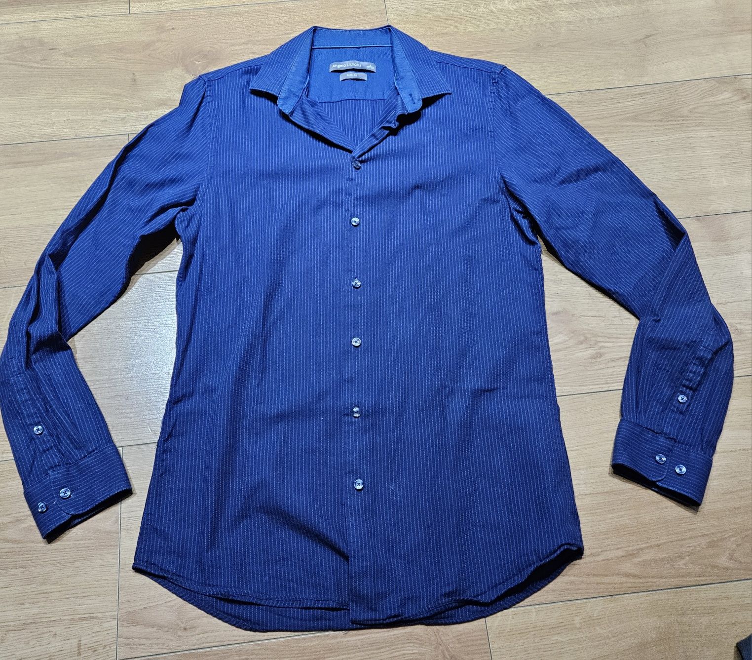 Angelo litrico koszula w paski slim fit s