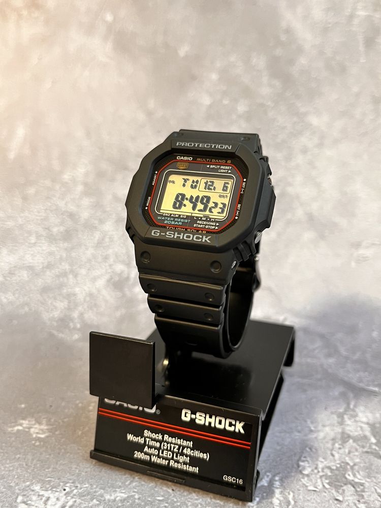 Годинник casio G-Shock GW-M5610U multi band 6 tough solar Ø46.7м
