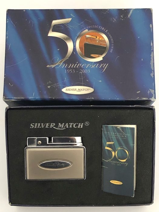 Silver Match 50 Anniversary isqueiro colecção