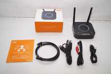 434 Nadajnik audio 1Mii B06TX Bluetooth 5.2 do telewizora AUX 3,5 mm