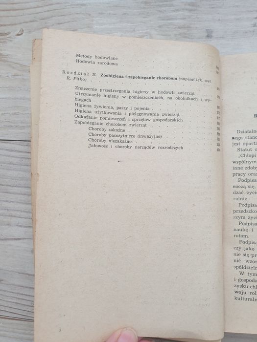 Podstawy rolnictwa 1955 produkcja zwierzeca i jej organizacja