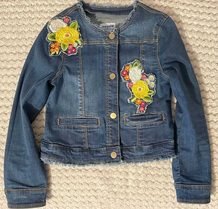 Kurtka bluza katana jeans dziewczęca Mayoral.