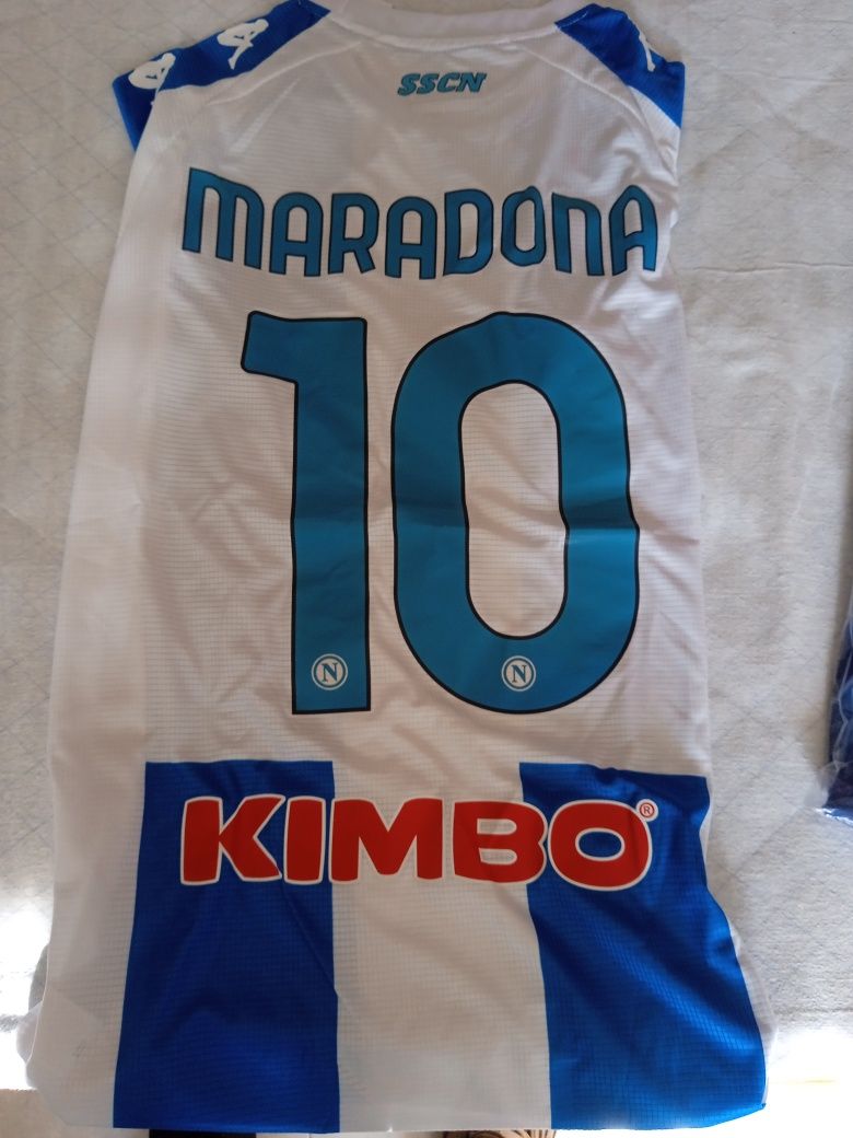 Camisola Napol 2021/22i (homenagem a D.A. Maradona)