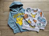 Bluza pokemon 2 sztuki 98/104 c&a