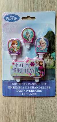 Zestaw świeczek urodzinowych Kraina Lodu ELSA Anna Frozen