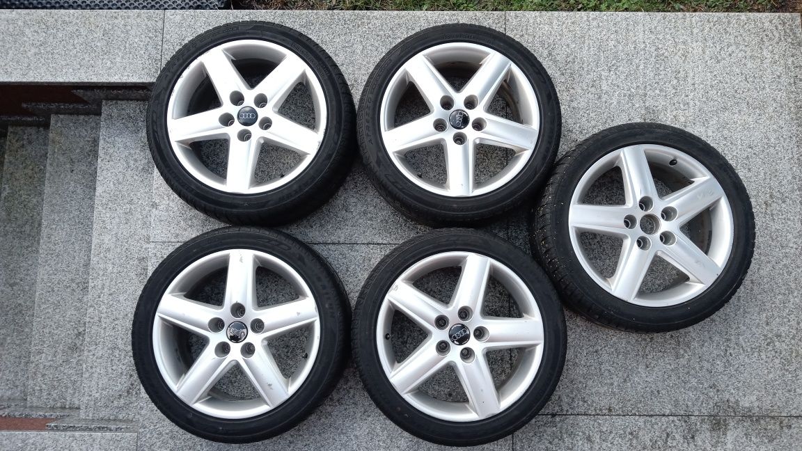 Koła 5 sztuk Audi A4 A6 5x112 17 Fundo