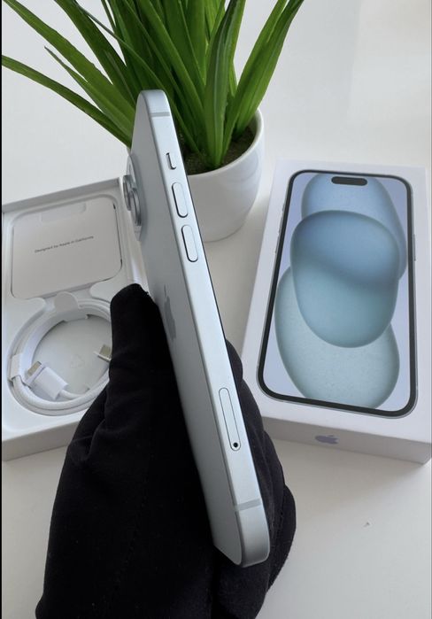 Iphone 15 128gb blue Идеал Neverlock