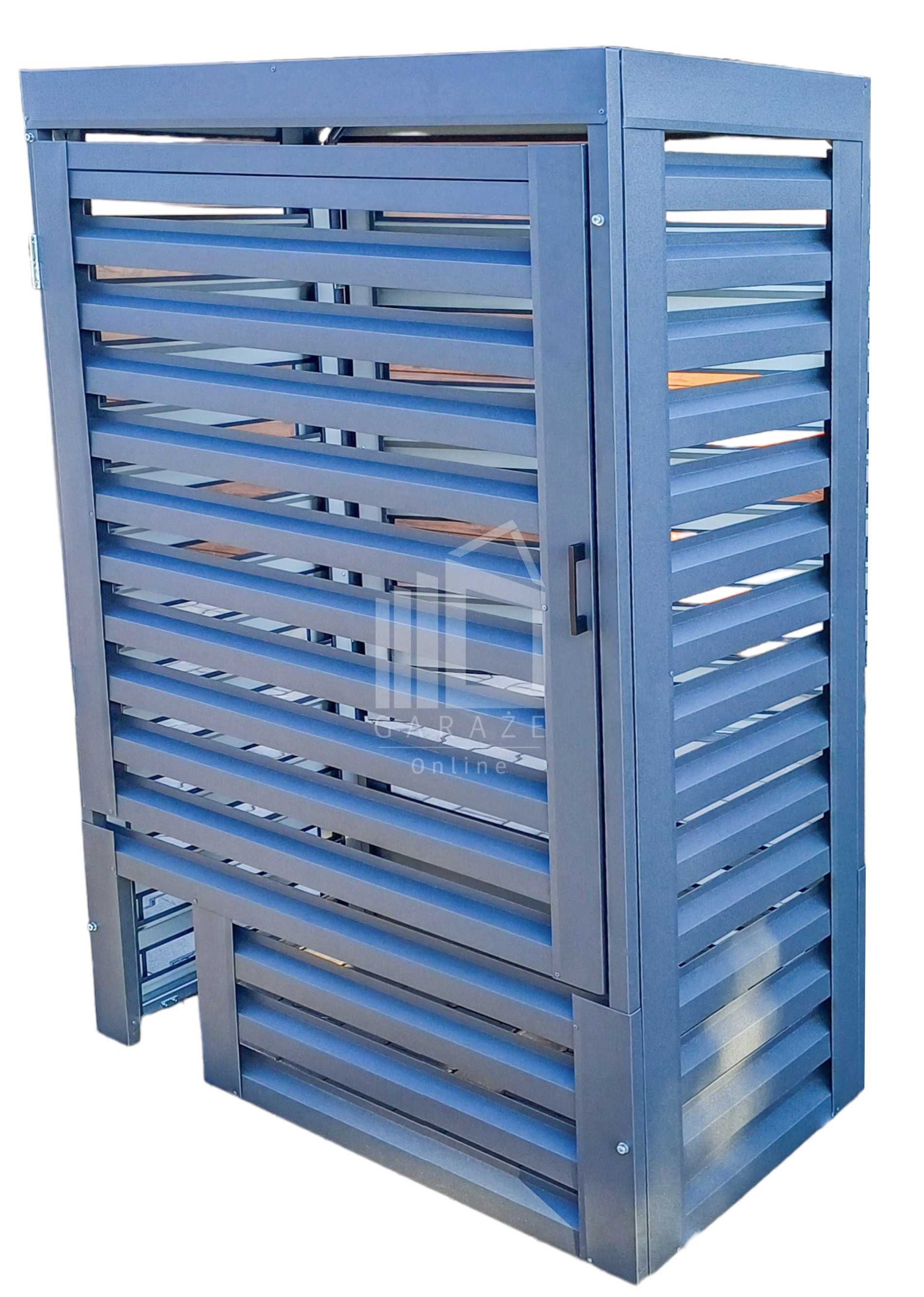Osłona Pompy Ciepła 100X60X150Cm  Antracyt Zabudowa Id862