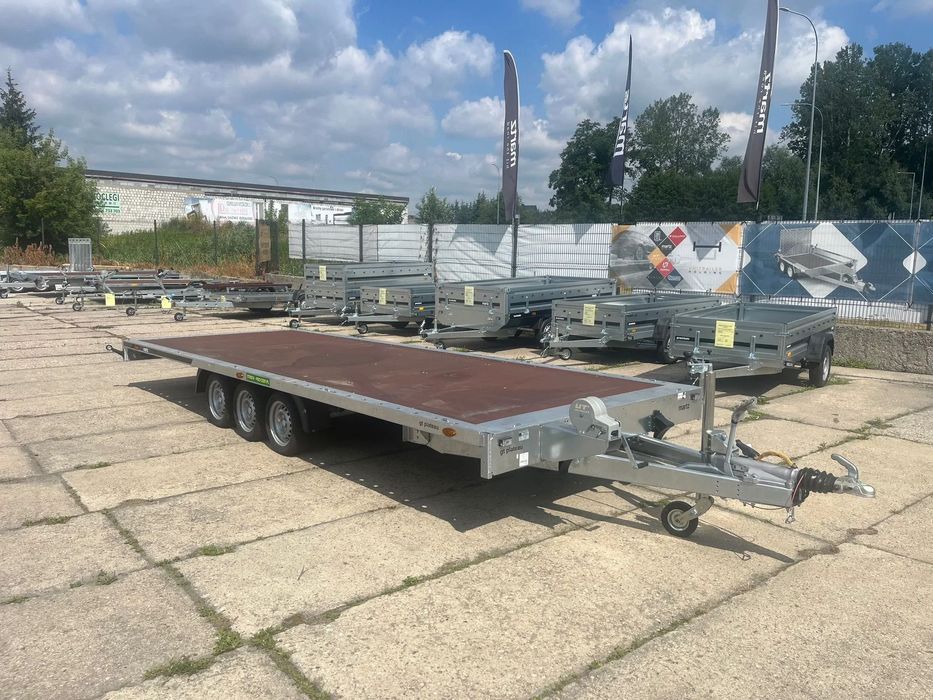 Martz GT Plateau 600/3 S / 3500KG  OKAZJA, nowa laweta rocznik 2025, nieużywana 5,80x2,15m DMC 3500kg