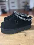 Buty botki kapcie UGG czarne z futerkiem r.38
