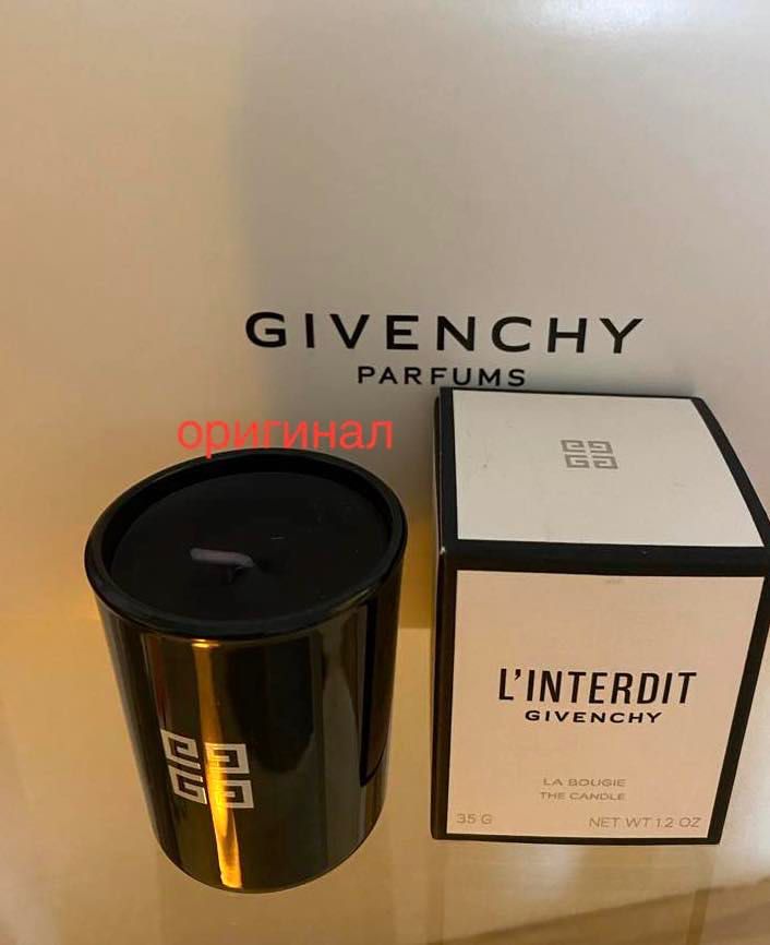 Коллекционная парфюм свеча  Givenchy  Франция последняя срочно