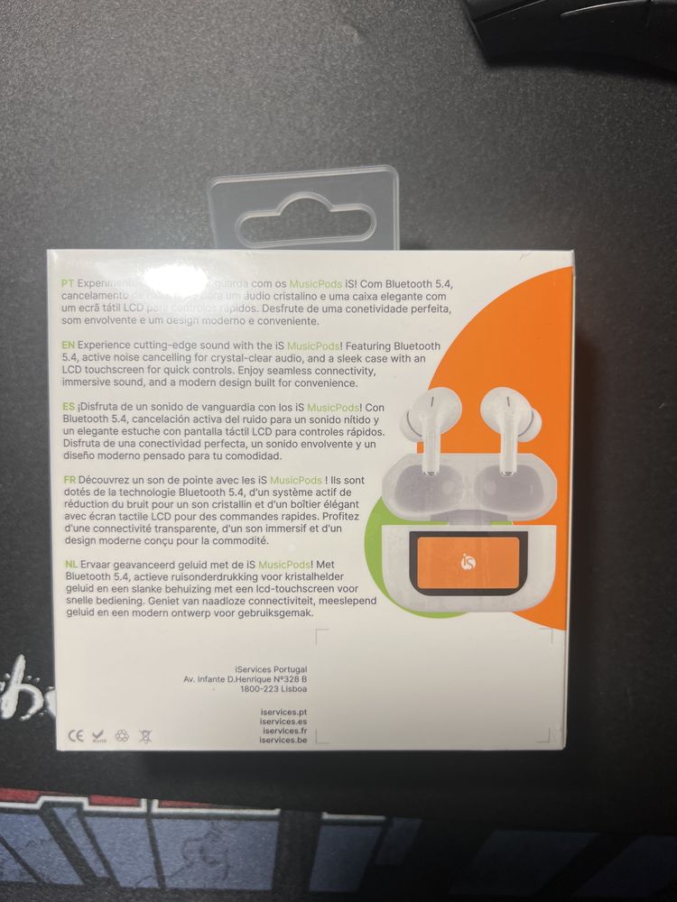 Musicpods com lcd