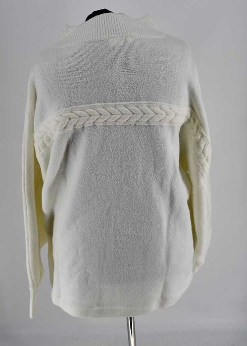 Cieplutki, kremowy sweter Bodyflirt 52/54