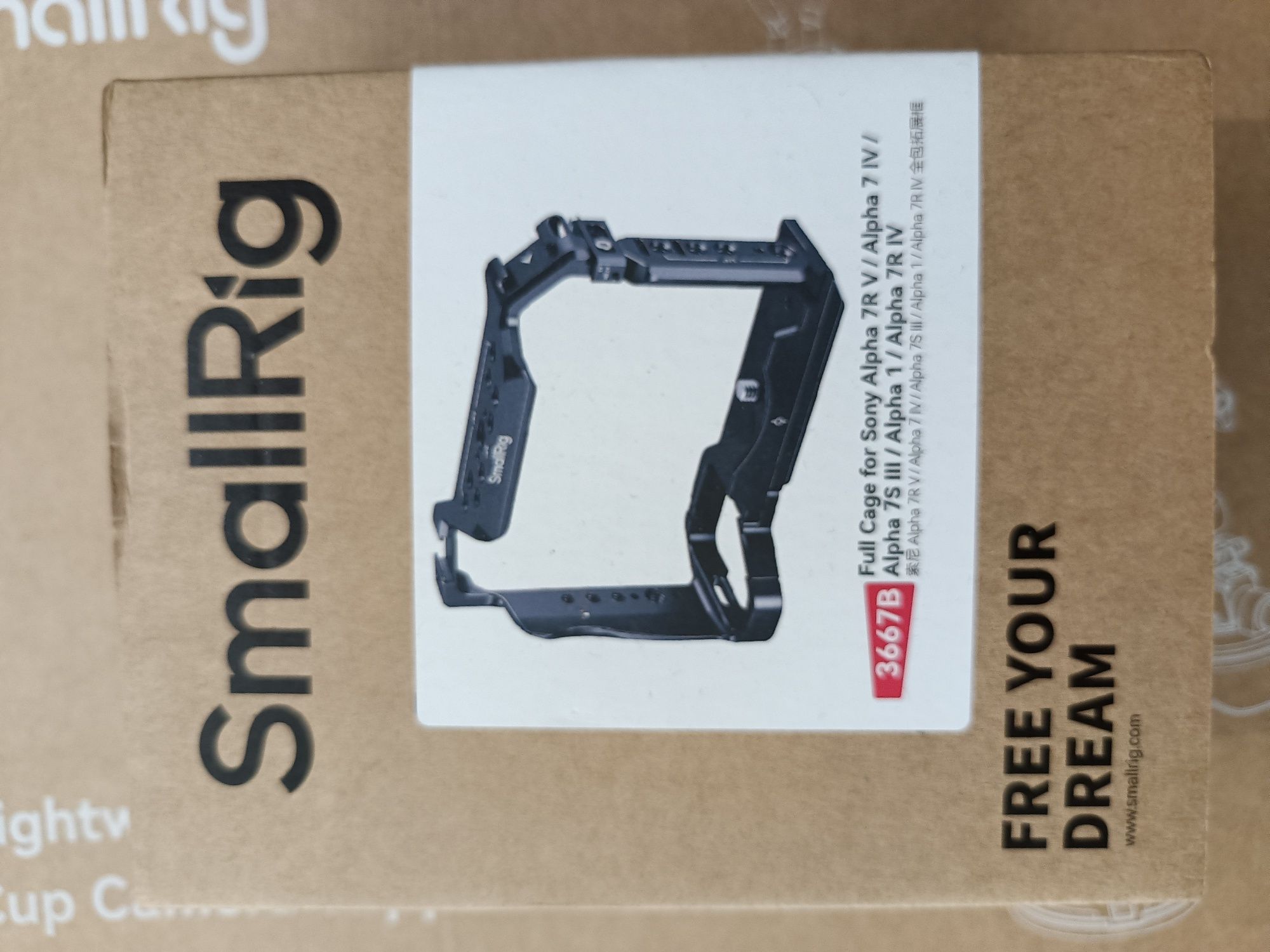 SmallRig kit SC-15K uchwyt 4ramienny 3667b Sony Alpha Cage fx3 p200