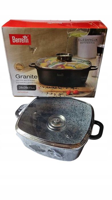 Garnek tradycyjny Berretti Granite 6,5 l