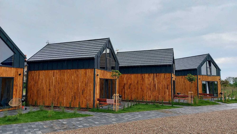 Dom Nowoczesna Stodoła, domek drewniany, letniskowy, 35m2, ROD