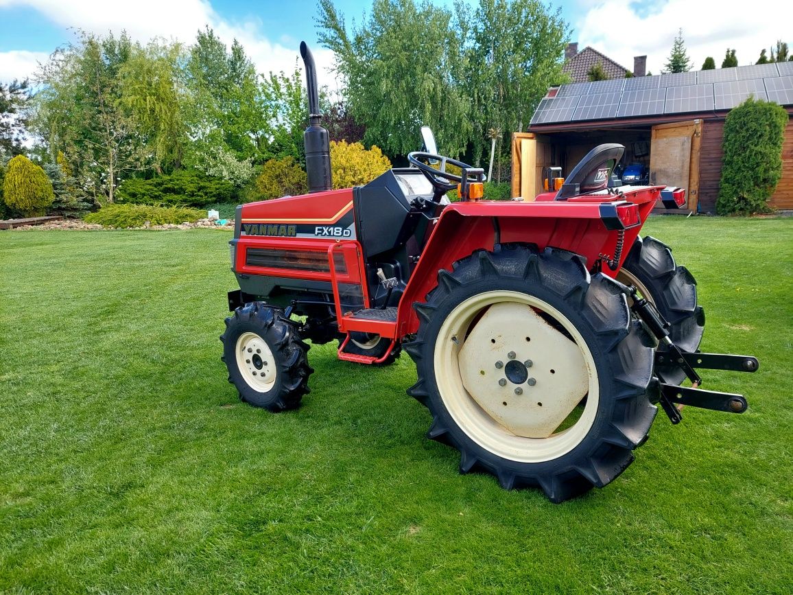 Traktorek Yanmar FX18 18KM  4x4 Oryginał 422mth Jak Nowy Faktura