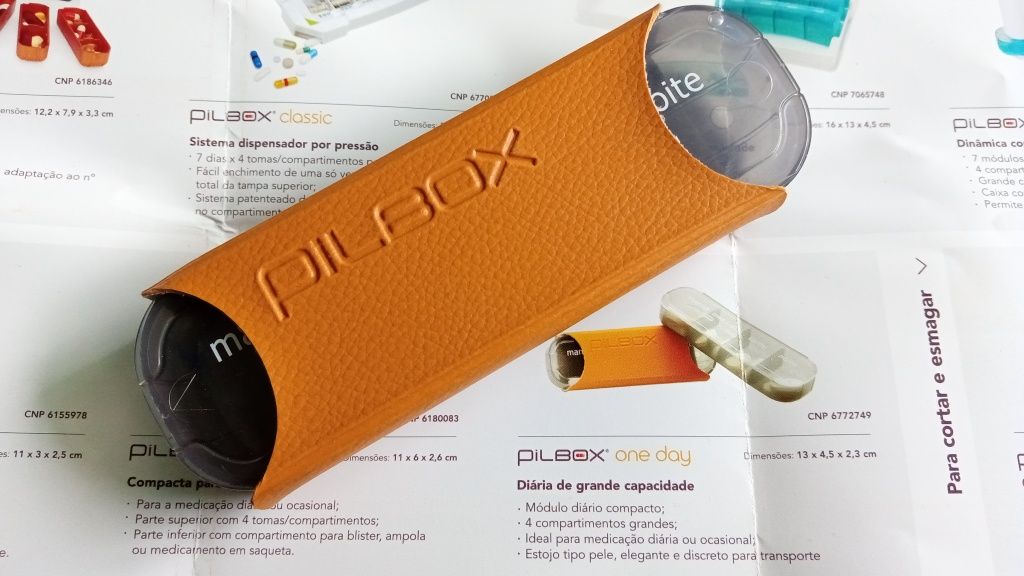 Caixa diária p/ medicação PILLBOX