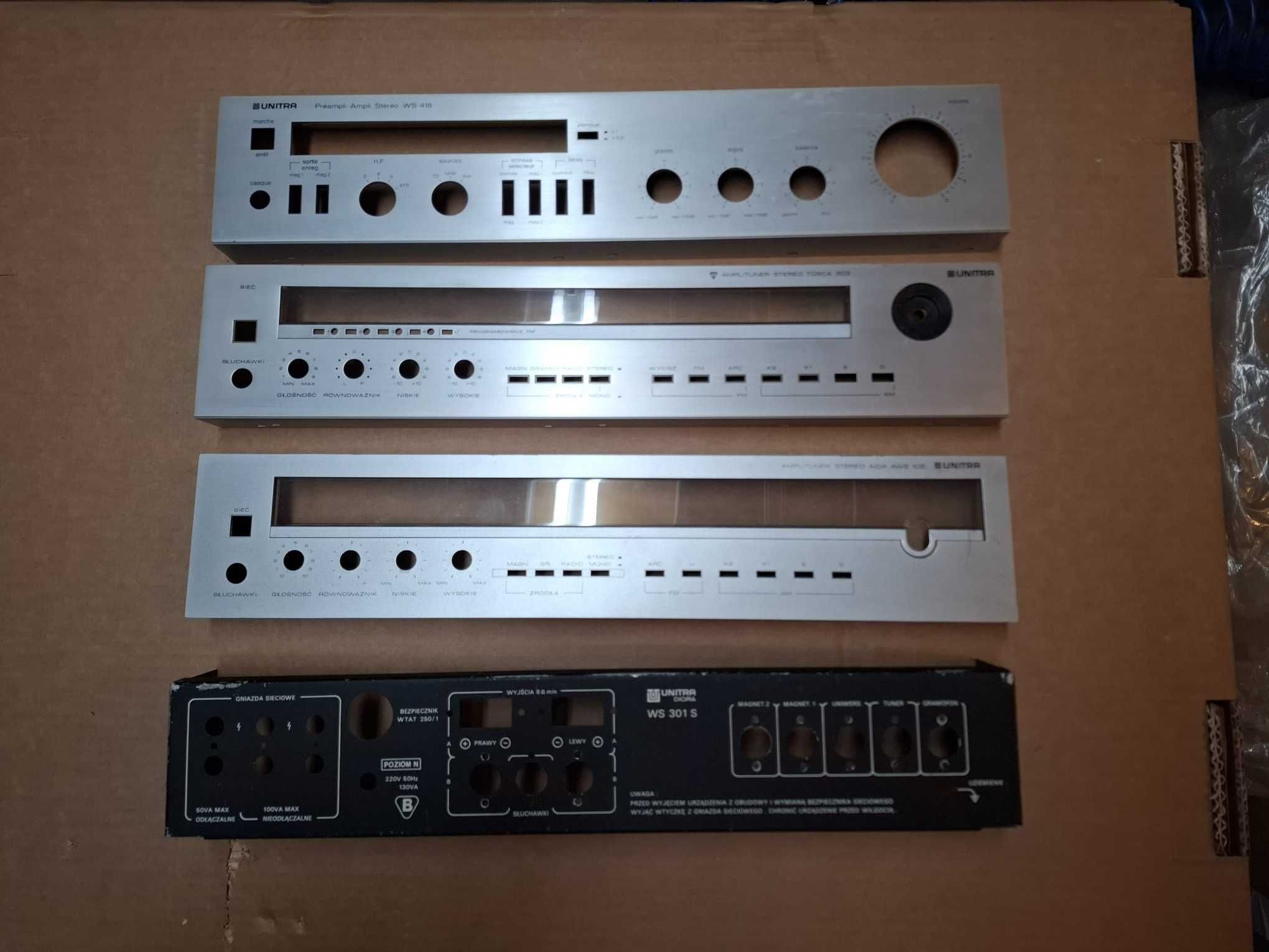 Unitra Diora, obudowa, panel przedni, tylny