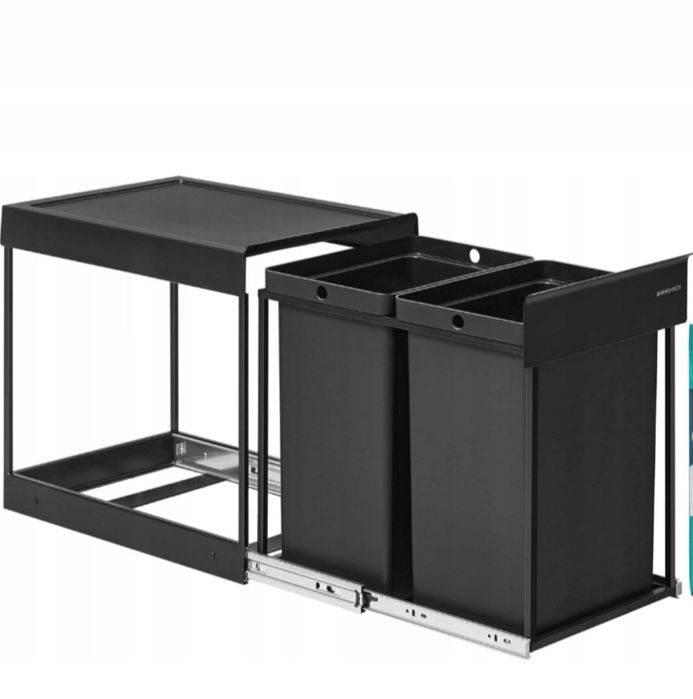 Kosz na śmieci do segregacji do szuflady wysuwany