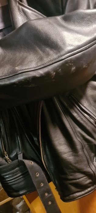 Kurtka skórzana męska